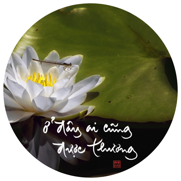PIN THƯ PHÁP 4x4CM