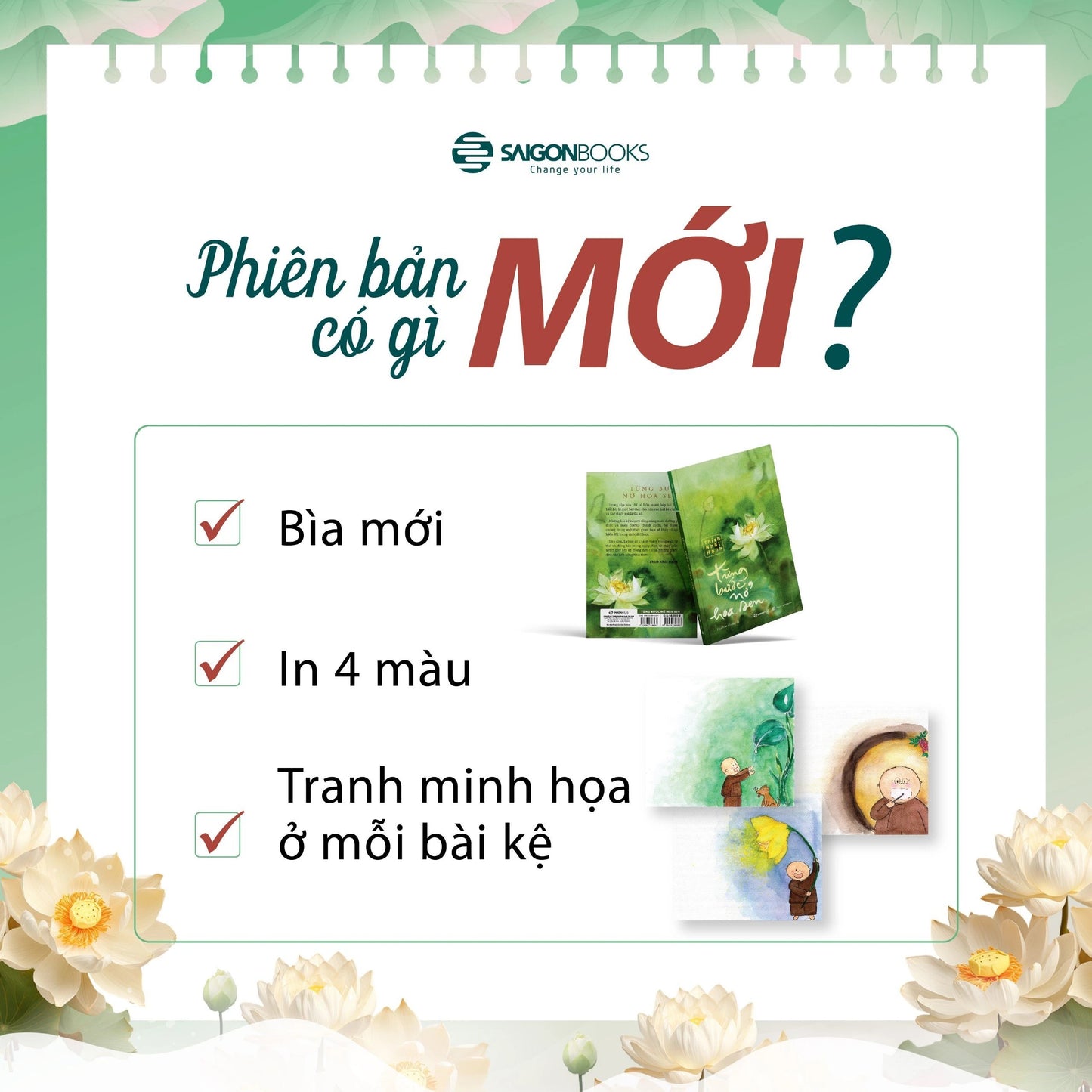TỪNG BƯỚC NỞ HOA SEN