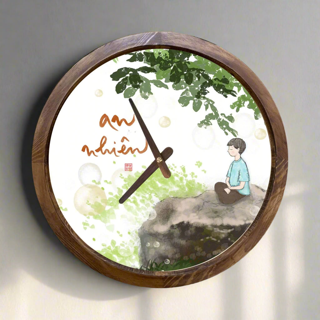 ĐỒNG HỒ TRANH CANVAS TRÒN 30x30