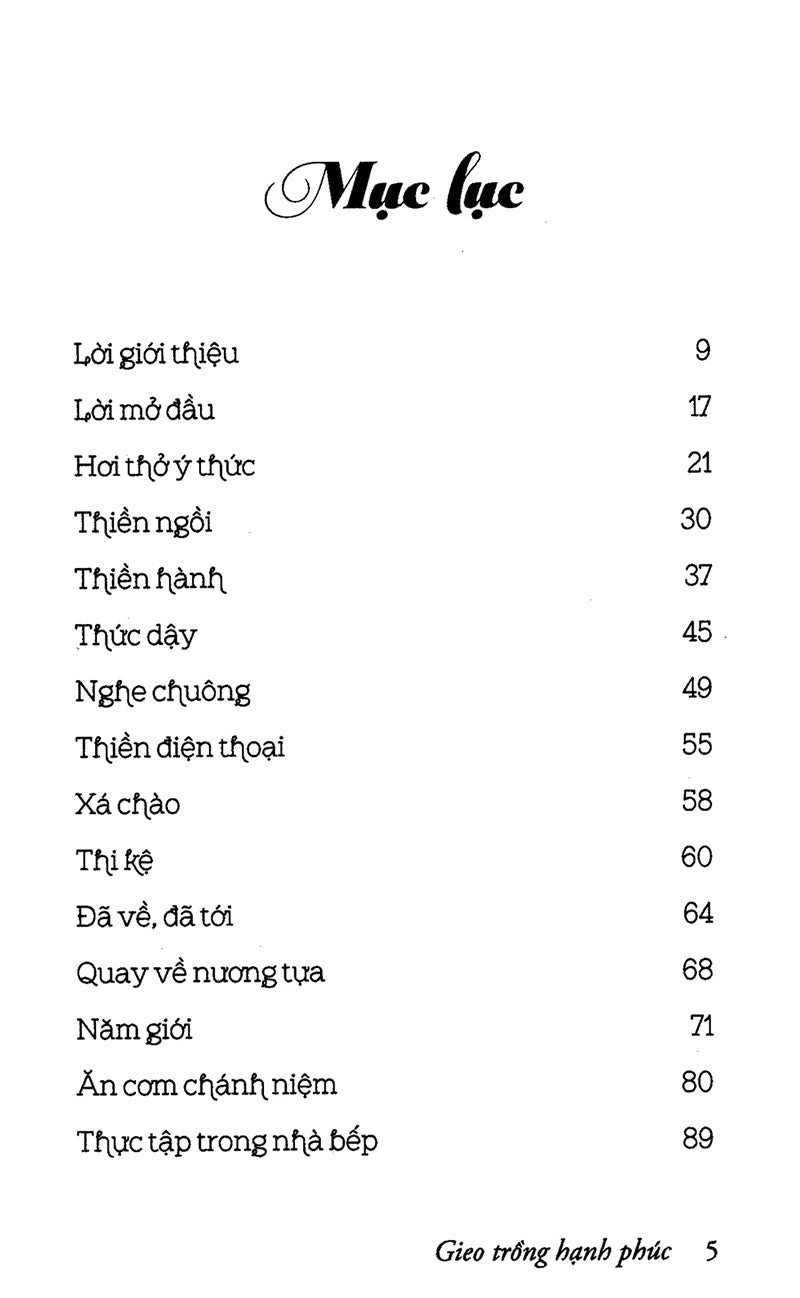 Gieo trồng hạnh phúc