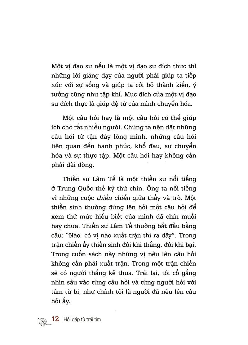 Hỏi đáp từ trái tim - Bìa Cứng