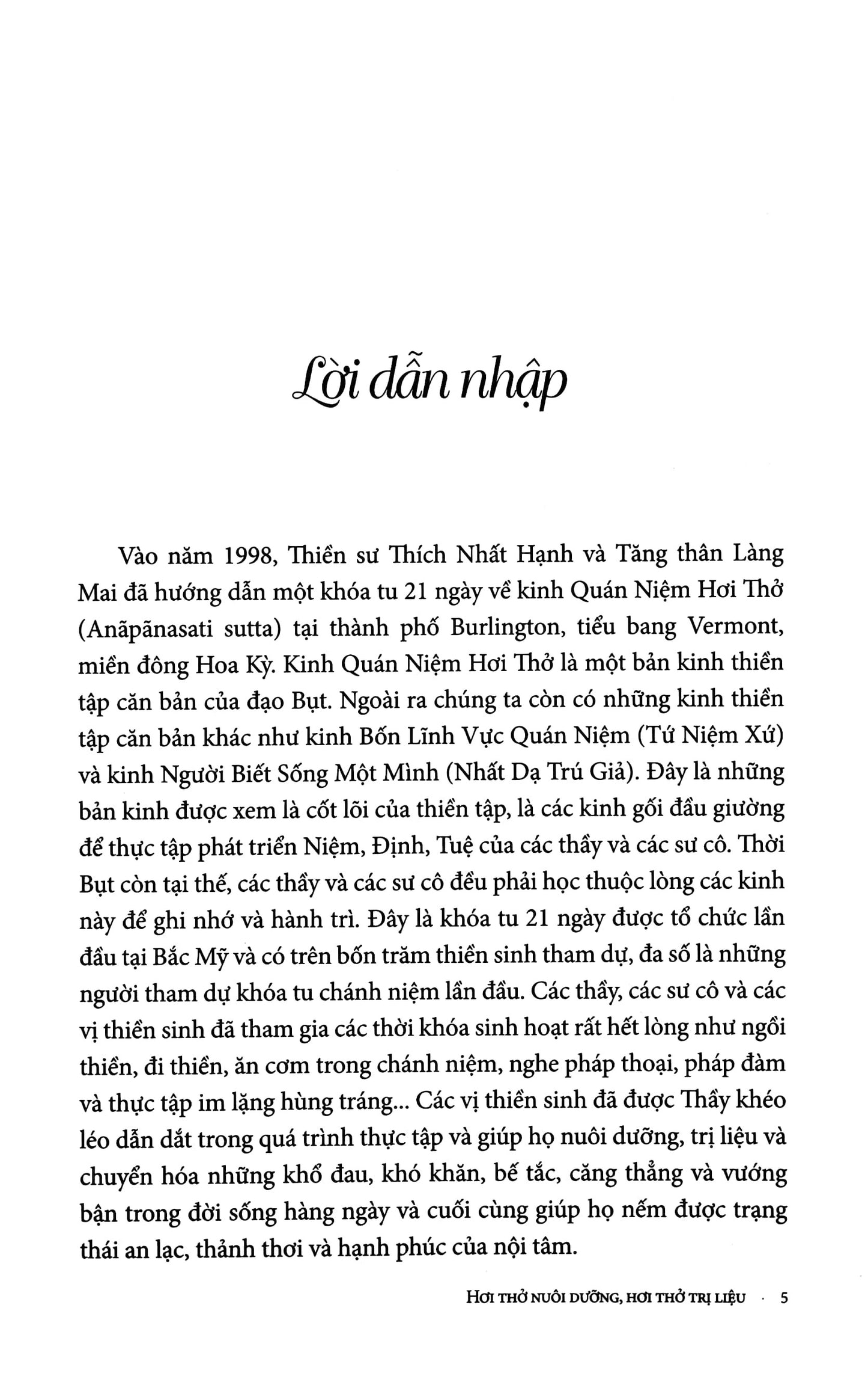 Hơi Thở Nuôi Dưỡng Hơi Thở Trị Liệu (Tái bản lần 7)