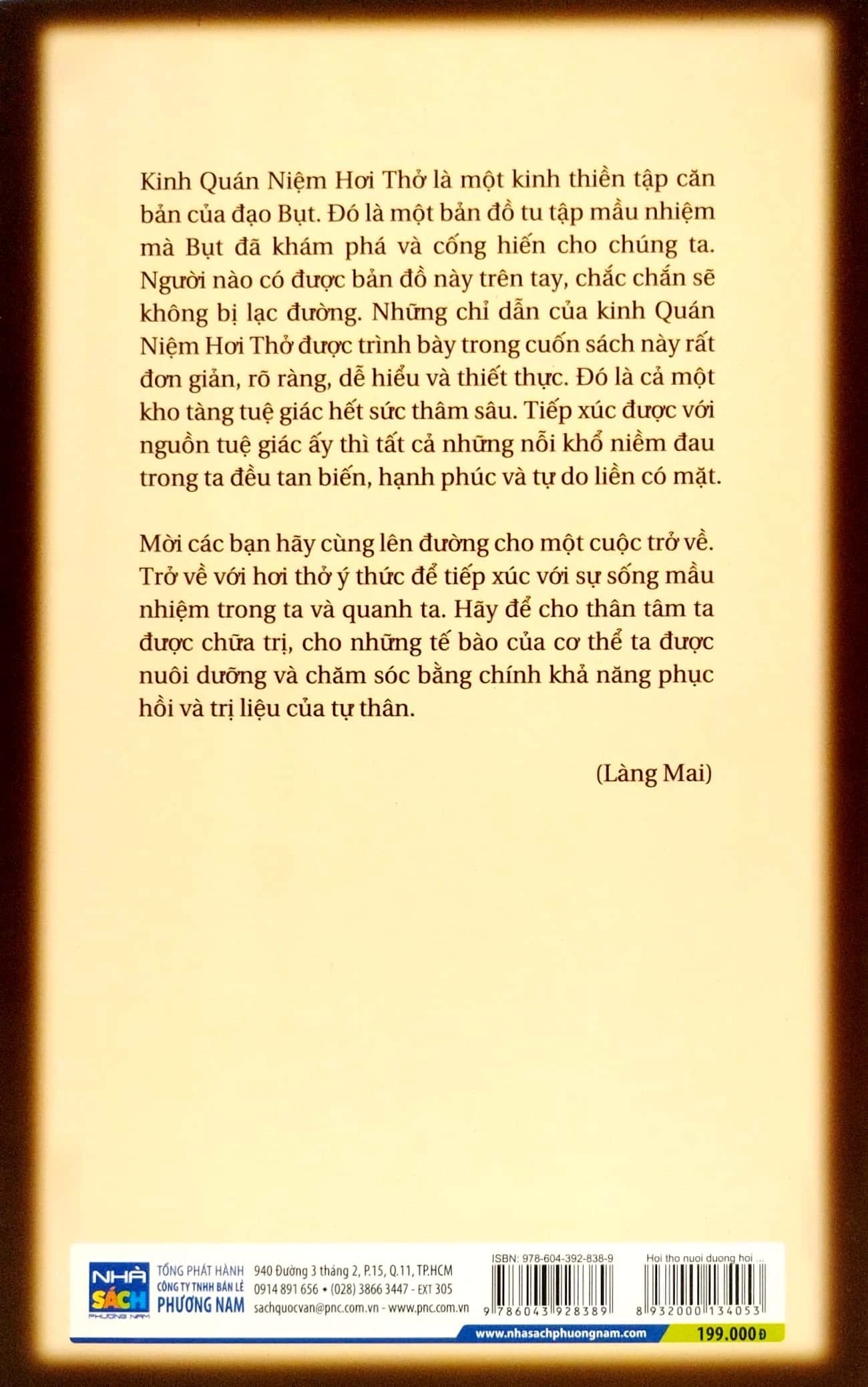 Hơi Thở Nuôi Dưỡng Hơi Thở Trị Liệu (Tái bản lần 7)