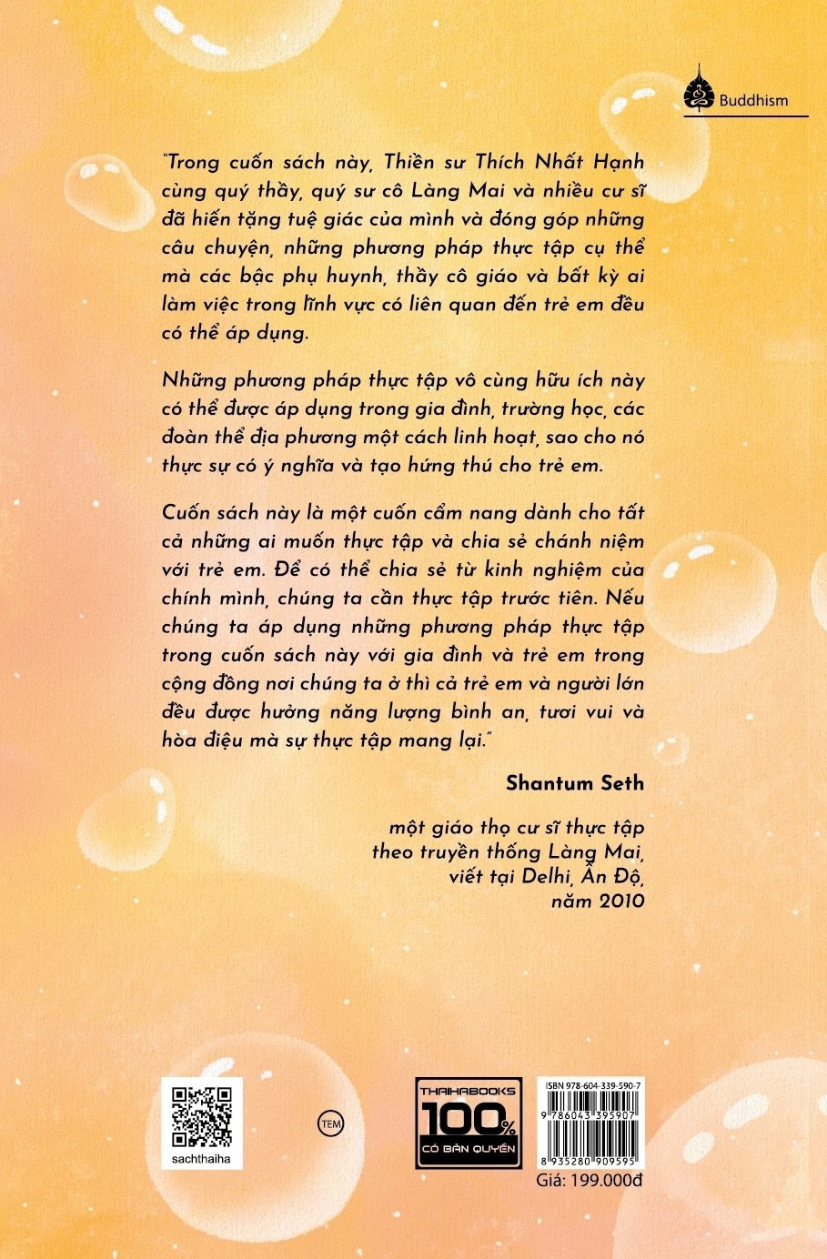 Trồng Một Nụ Cười - Cùng Trẻ Thực Hành Chánh Niệm (Bản màu)