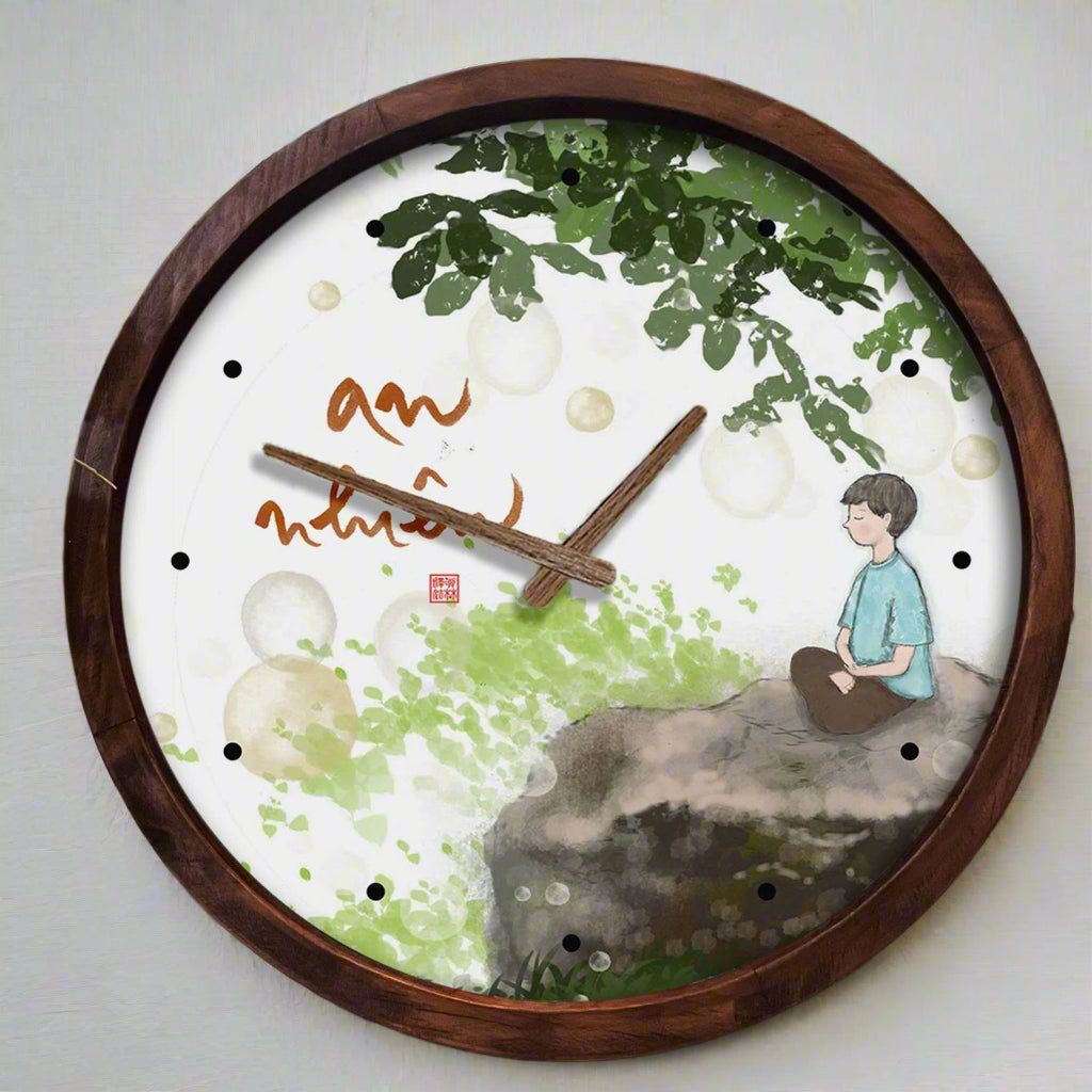 ĐỒNG HỒ TRANH CANVAS TRÒN 30x30