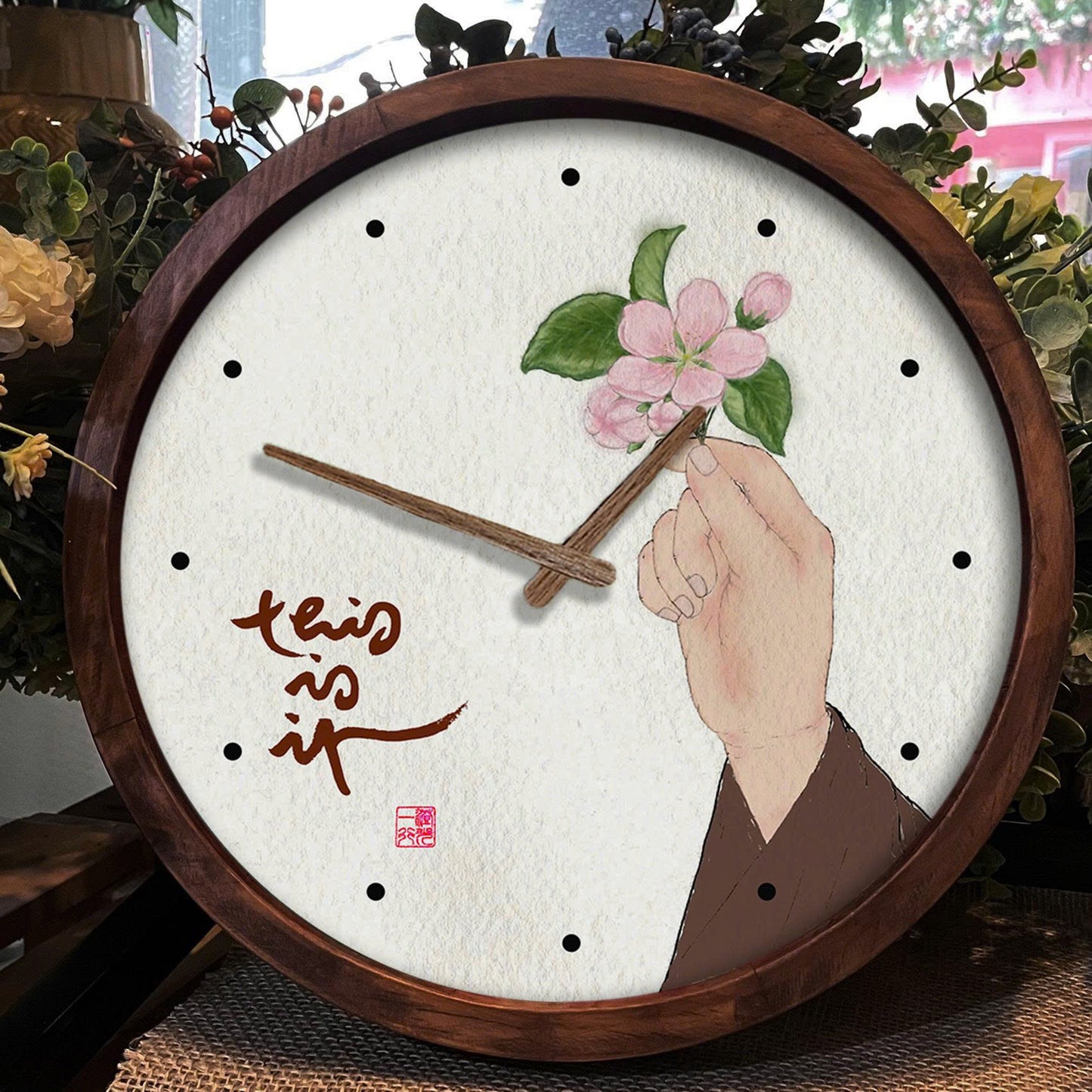 ĐỒNG HỒ TRANH CANVAS TRÒN 30x30