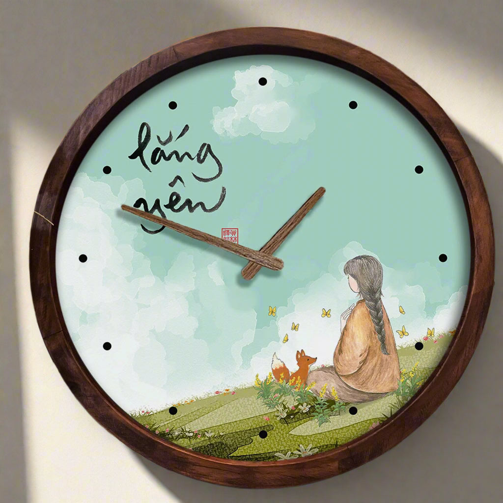 ĐỒNG HỒ TRANH CANVAS TRÒN 30x30