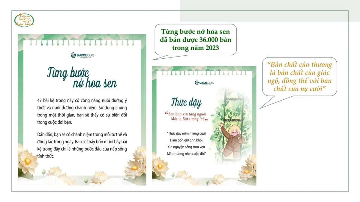 TỪNG BƯỚC NỞ HOA SEN