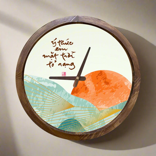 ĐỒNG HỒ TRANH CANVAS TRÒN 30x30